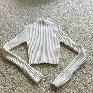 Isabelle’s Cabinet White Knit Bodycon Sweater